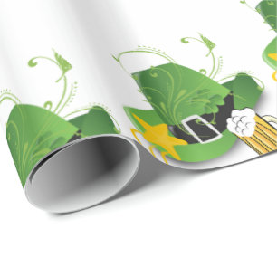 St. Patrick's Day Wrapping Paper Beer Cadeaupapier