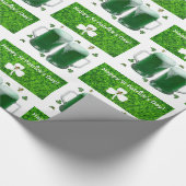 St. Patrick's Day Wrapping Paper Beer Cadeaupapier (Hoek)
