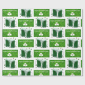 St. Patrick's Day Wrapping Paper Beer Cadeaupapier (Vlak)