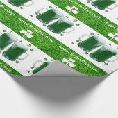 St. Patrick's Day Wrapping Paper Beer Cadeaupapier (Hoek)