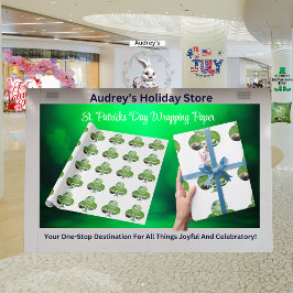 St Patrick's Day Wrapping Paper Cadeaupapier