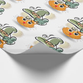 St. Patrick's Day Wrapping Paper Cat Cadeaupapier (Hoek)