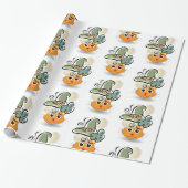 St. Patrick's Day Wrapping Paper Cat Cadeaupapier (Uitgerold)