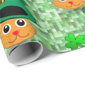 St. Patrick's Day Wrapping Paper Cat Cadeaupapier (Rol Hoek)