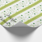 St. Patrick's Day Wrapping Paper Clover Cadeaupapier (Hoek)
