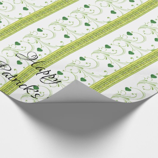 St. Patrick's Day Wrapping Paper Clover Cadeaupapier (Hoek)