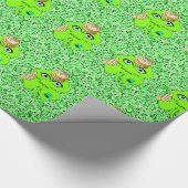St. Patrick's Day Wrapping Paper Clover Cadeaupapier (Hoek)