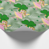 St. Patrick's Day Wrapping Paper Fairy Cadeaupapier (Hoek)