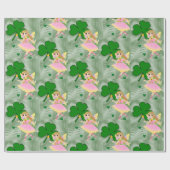 St. Patrick's Day Wrapping Paper Fairy Cadeaupapier (Vlak)