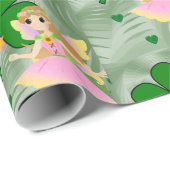St. Patrick's Day Wrapping Paper Fairy Cadeaupapier (Rol Hoek)