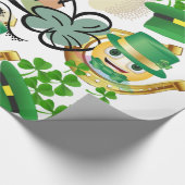 St. Patrick's Day Wrapping Paper Hoefijzer Cadeaupapier (Hoek)