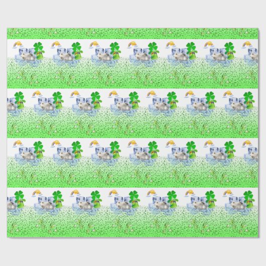 St. Patrick's Day Wrapping Paper Polar Beer Cadeaupapier (Vlak)