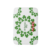 St Patrick's Day Wreath Thunder_Cove Badmat (Voorkant Verticaal)