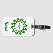 St Patrick's Day Wreath Thunder_Cove Bagagelabel (Voorkant (horizontaal))