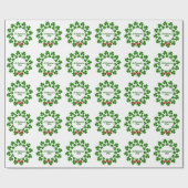 St Patrick's Day Wreath Thunder_Cove Cadeaupapier (Vlak)