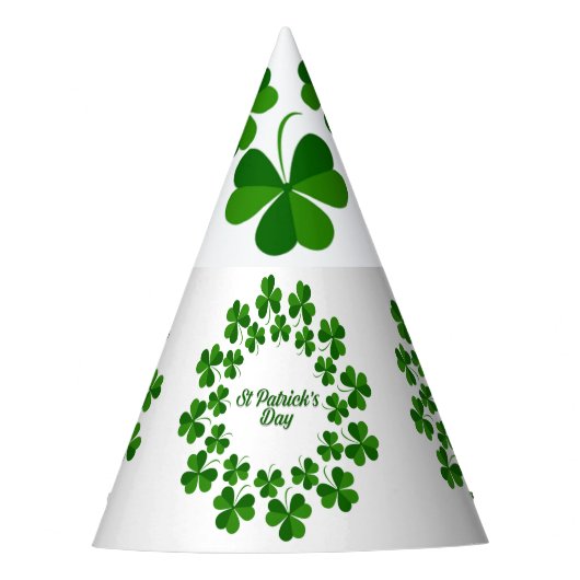 St Patrick's Day Wreath Thunder_Cove Feesthoedjes (Voorkant)