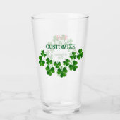 St Patrick's Day Wreath Thunder_Cove Glas (Achterkant)