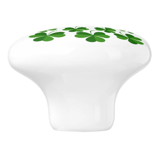 St Patrick's Day Wreath Thunder_Cove Keramische Knop (Zijkant)