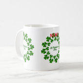 St Patrick's Day Wreath Thunder_Cove Koffiemok (Voorkant links)