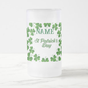 St Patrick's Day Wreath Thunder_Cove Matglas Bierpul