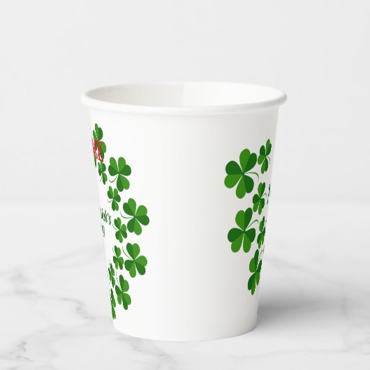 St Patrick's Day Wreath Thunder_Cove Papieren Bekers (Links)