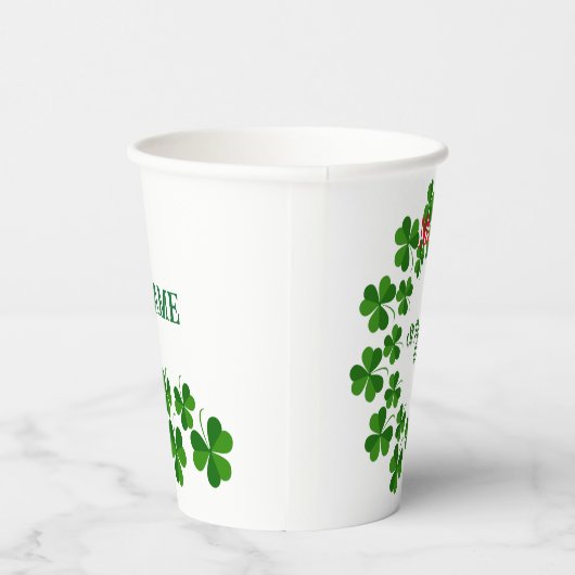 St Patrick's Day Wreath Thunder_Cove Papieren Bekers (Rechts)