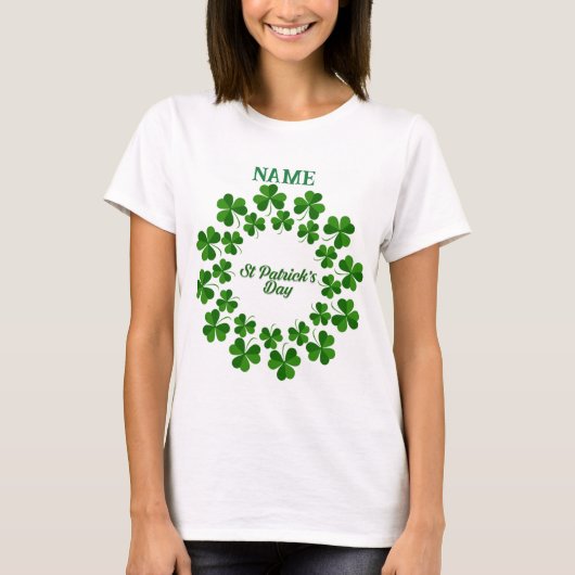St Patrick's Day Wreath Thunder_Cove T-shirt (Voorkant)