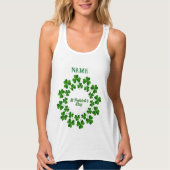 St Patrick's Day Wreath Thunder_Cove Tanktop (Voorkant)