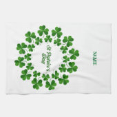 St Patrick's Day Wreath Thunder_Cove Theedoek (Horizontaal)