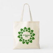 St Patrick's Day Wreath Thunder_Cove Tote Bag (Achterkant)