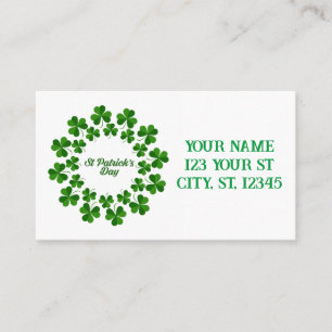 St Patrick's Day Wreath Thunder_Cove Visitekaartje
