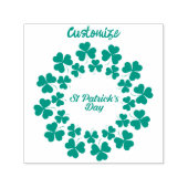 St Patrick's Day Wreath Thunder_Cove Zelfinktende Stempel (Design)