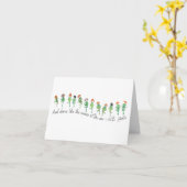 St. Patrick's Day Yeats Poetry Quote Hand-Drawn Kaart (Gele Bloem)