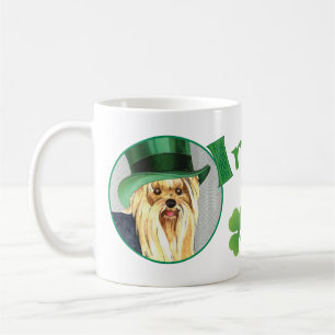 St. Patrick's Day Yorkie Koffiemok