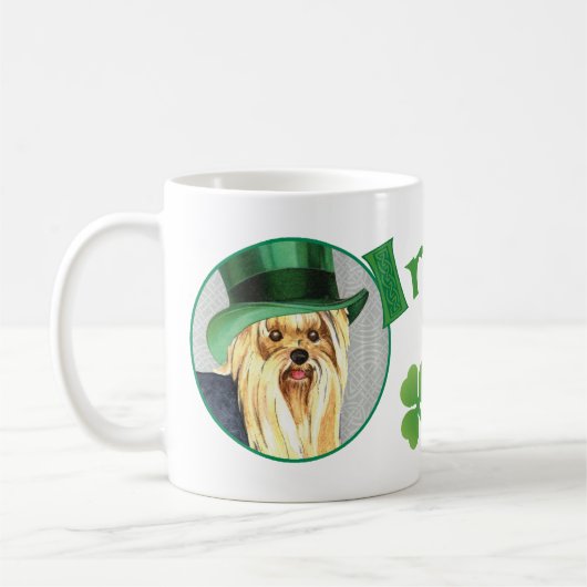 St. Patrick's Day Yorkie Koffiemok (Links)