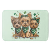 St. Patrick's Day Yorkshire Terriër Honden Badmat (Voorkant)