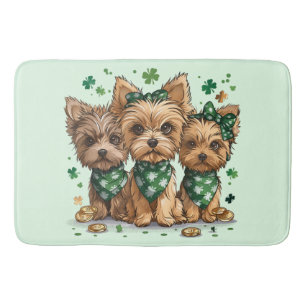 St. Patrick's Day Yorkshire Terriër Honden Badmat