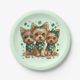 St. Patrick's Day Yorkshire Terriër Honden Papieren Bordje