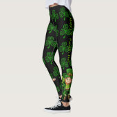 St. Patrick's Day Your Lucky Day Green Shamrocks Leggings (Links)