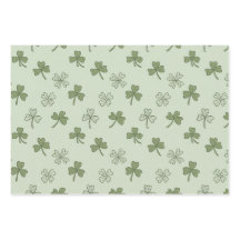 St. Patrick's Day Zachte Doodle Klavertjes Patroon