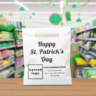 St. Patrick's Day, Zakelijk merk, Witte papieren z Bedankzakje