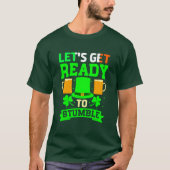 St Patrick's Day zal klaar zijn om te slapen T-shirt (Voorkant)