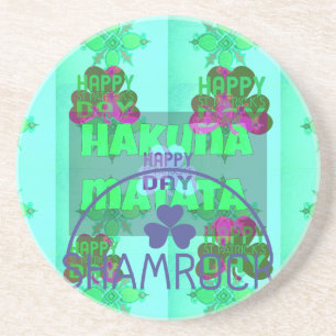 St. Patrick's day Zandsteen Onderzetter