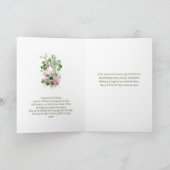 St. Patrick's Day zegening Rozen Celtic Cross Kaart (Binnen)