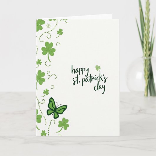 St. Patricks Day Zielenvriendenkaart Kaart (Voorkant)