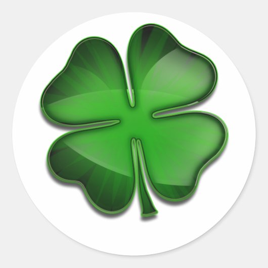 St. Patrick's Day Zing Ronde Sticker (Voorkant)