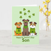 St. Patricks Day Zoon Kaart (Gele Bloem)