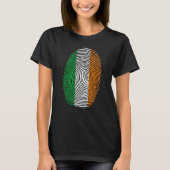St Patricks Day Zu Saint Paddy's Flag Irish Finger T-shirt (Voorkant)