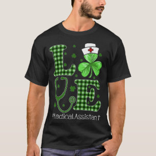 St Patricks Day Zuster en Medical Assistant Premiu T-shirt