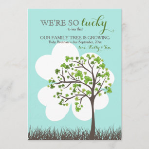 St. Patrick's Day Zwangerschap Aankondiging